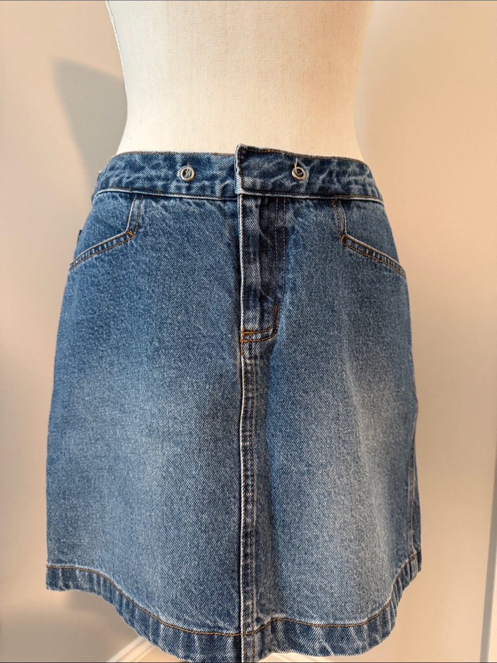 Tyte Jeans Blue Denim Mini Skirt